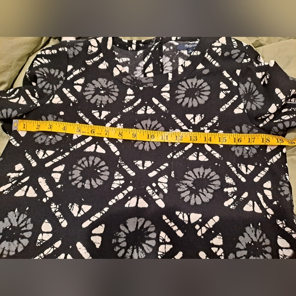 Madewell Industry Button Back in Batik Grid Size Small - Picture 7 of 7